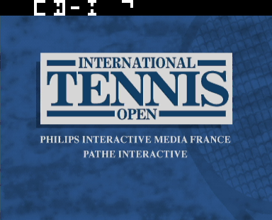 International Tennis Open Title Screen